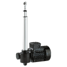 Ball screw jack Gold chromatic